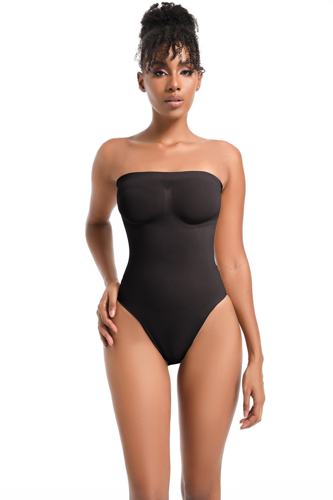 Shapeaura Plunge Thong Bodysuit Shapeaura