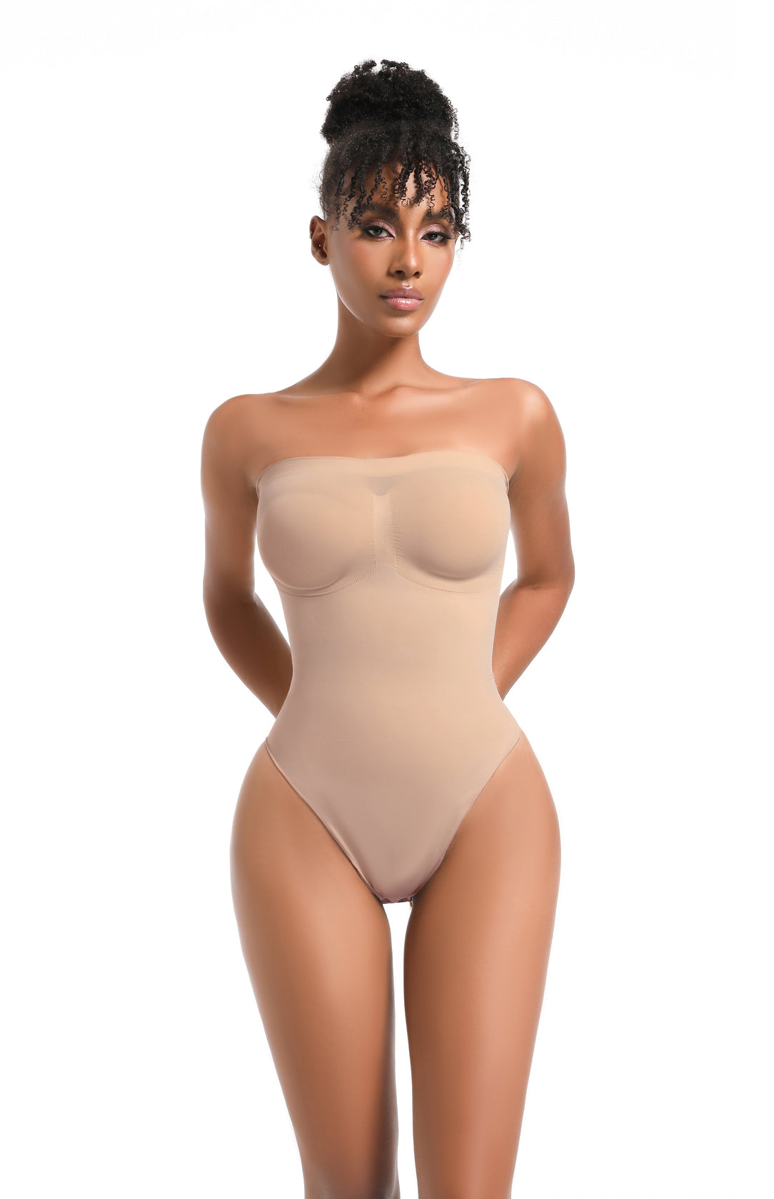 Shapeaura Plunge Thong Bodysuit Shapeaura