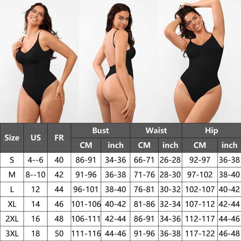 Shapeaura™ low Back Bodysuit