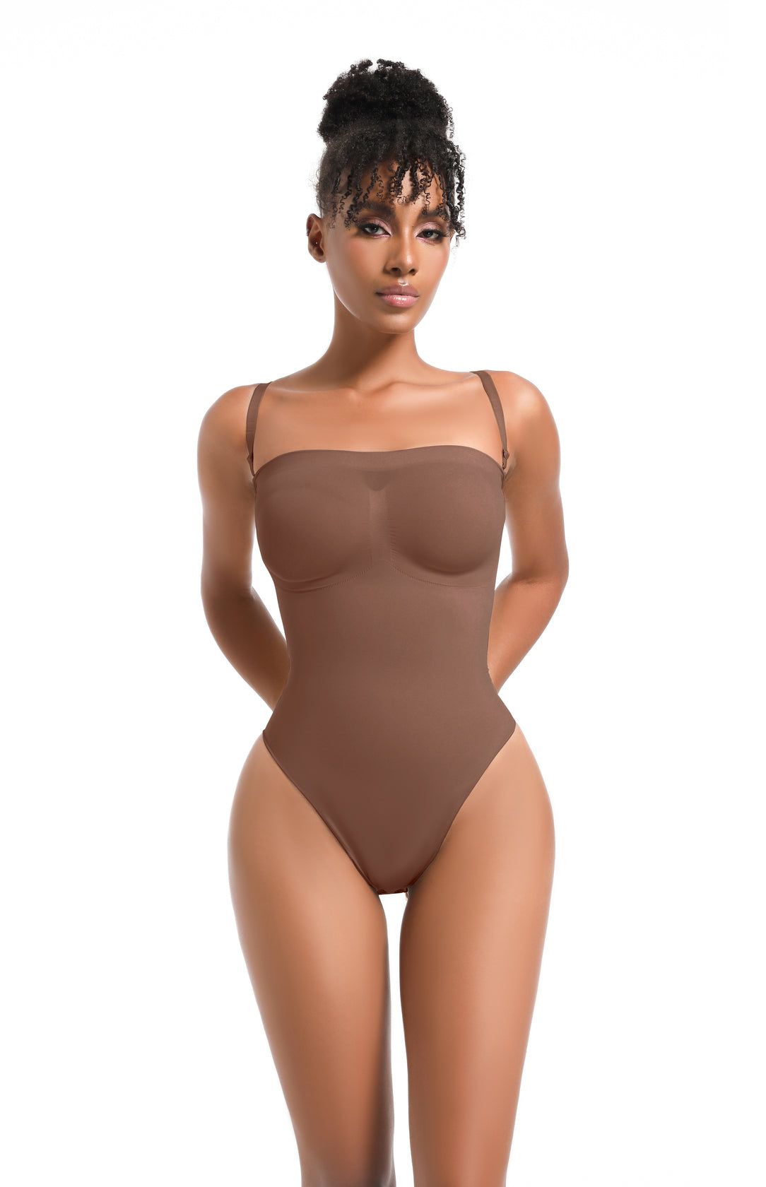 Shapeaura Plunge Thong Bodysuit Shapeaura
