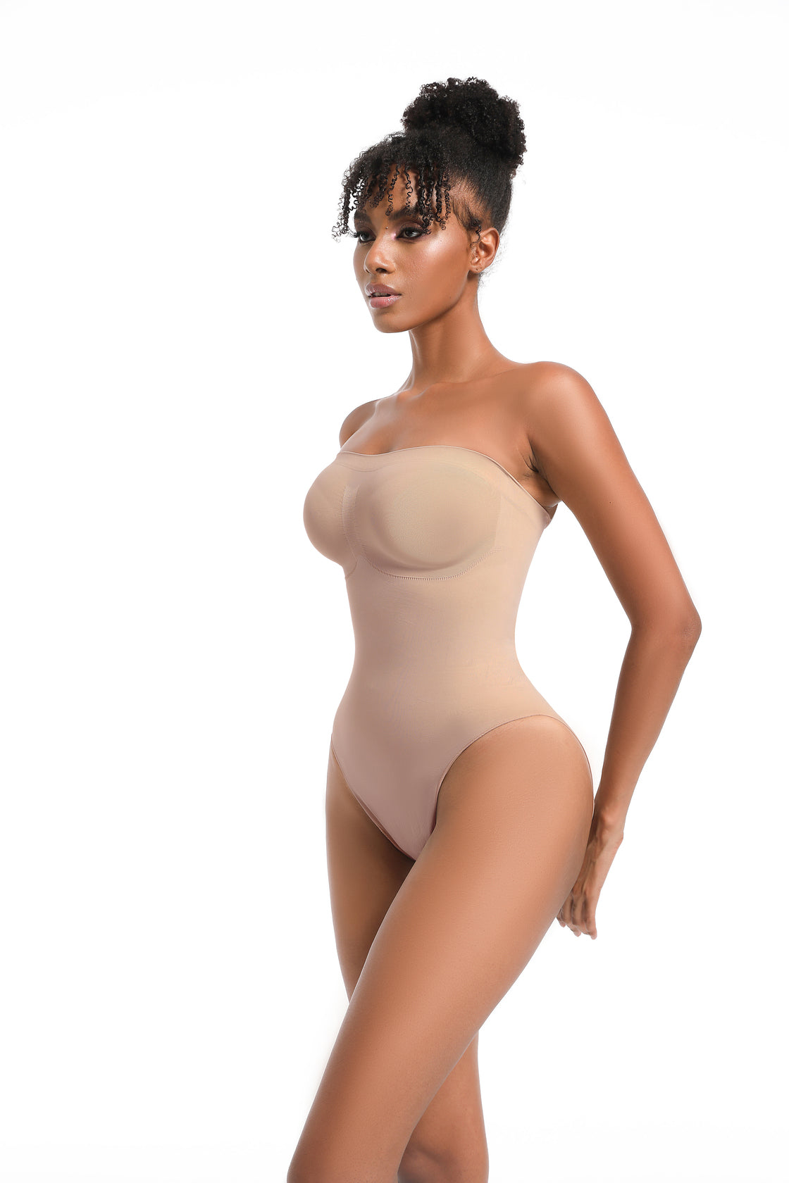 Shapeaura Plunge Thong Bodysuit Shapeaura