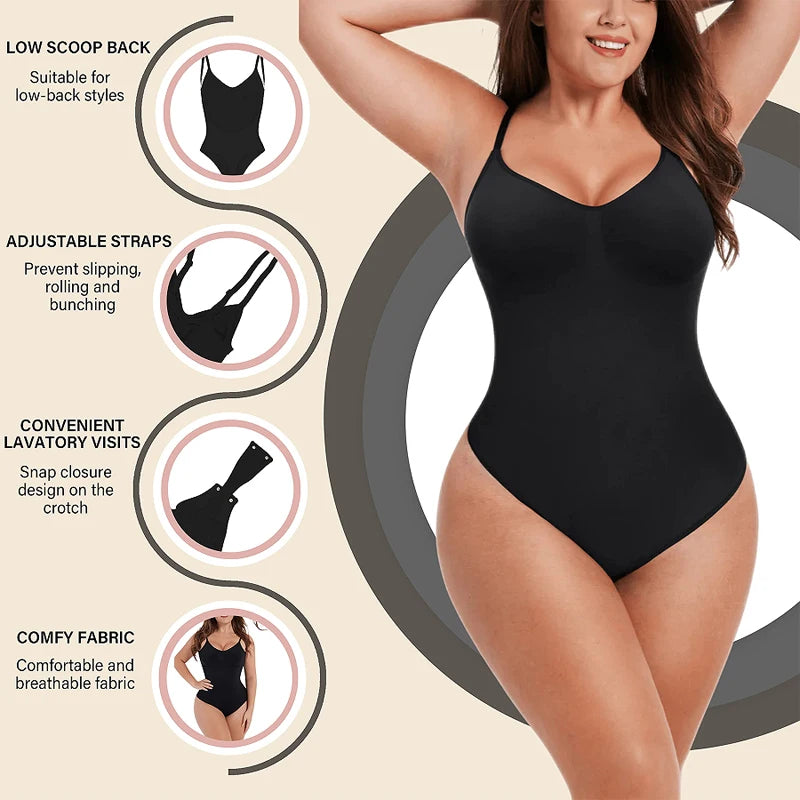 Shapeaura™ low Back Bodysuit