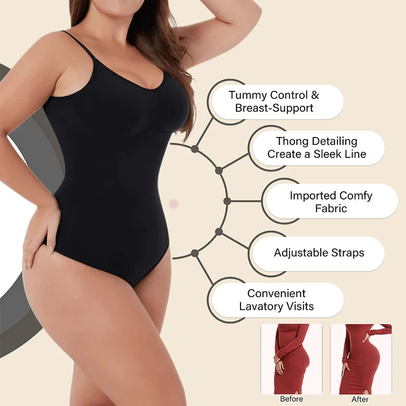 Shapeaura™ low Back Bodysuit